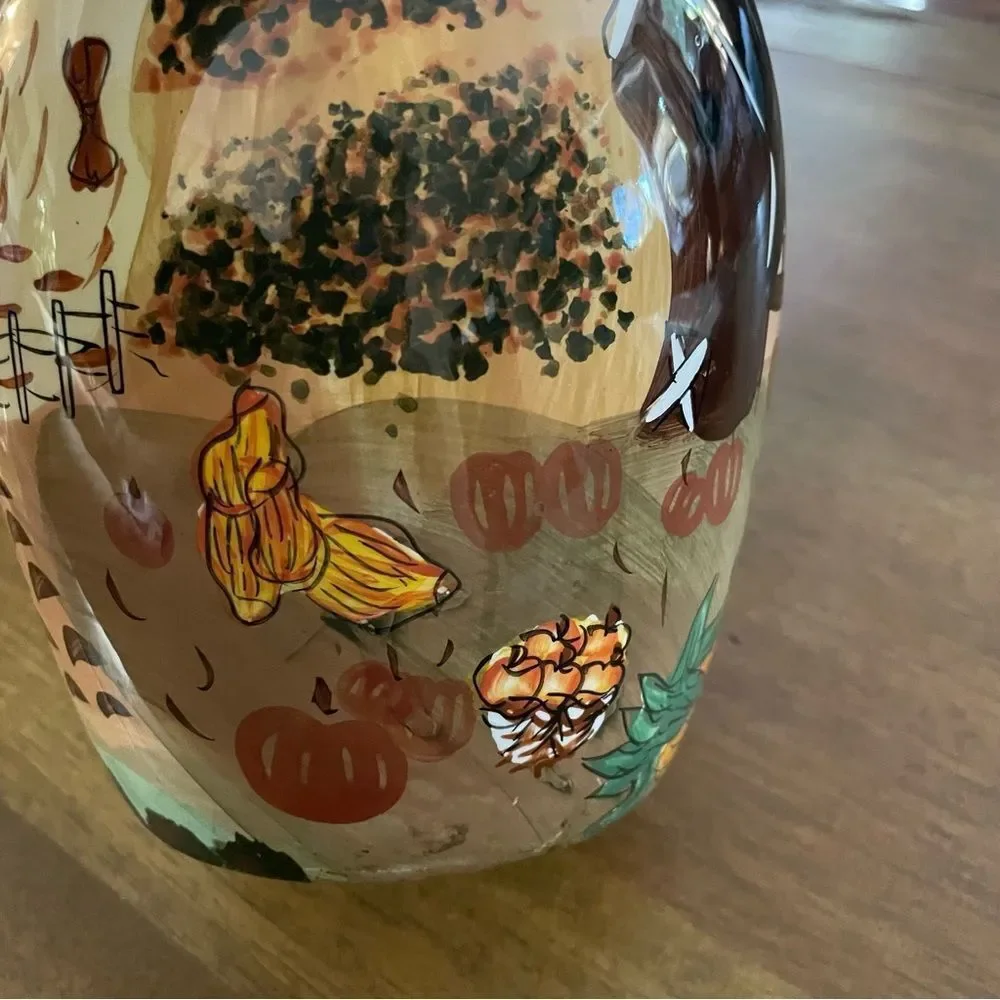 Vintage WCL Autumn Harvest Farm Pitcher - Picture 6 of 15